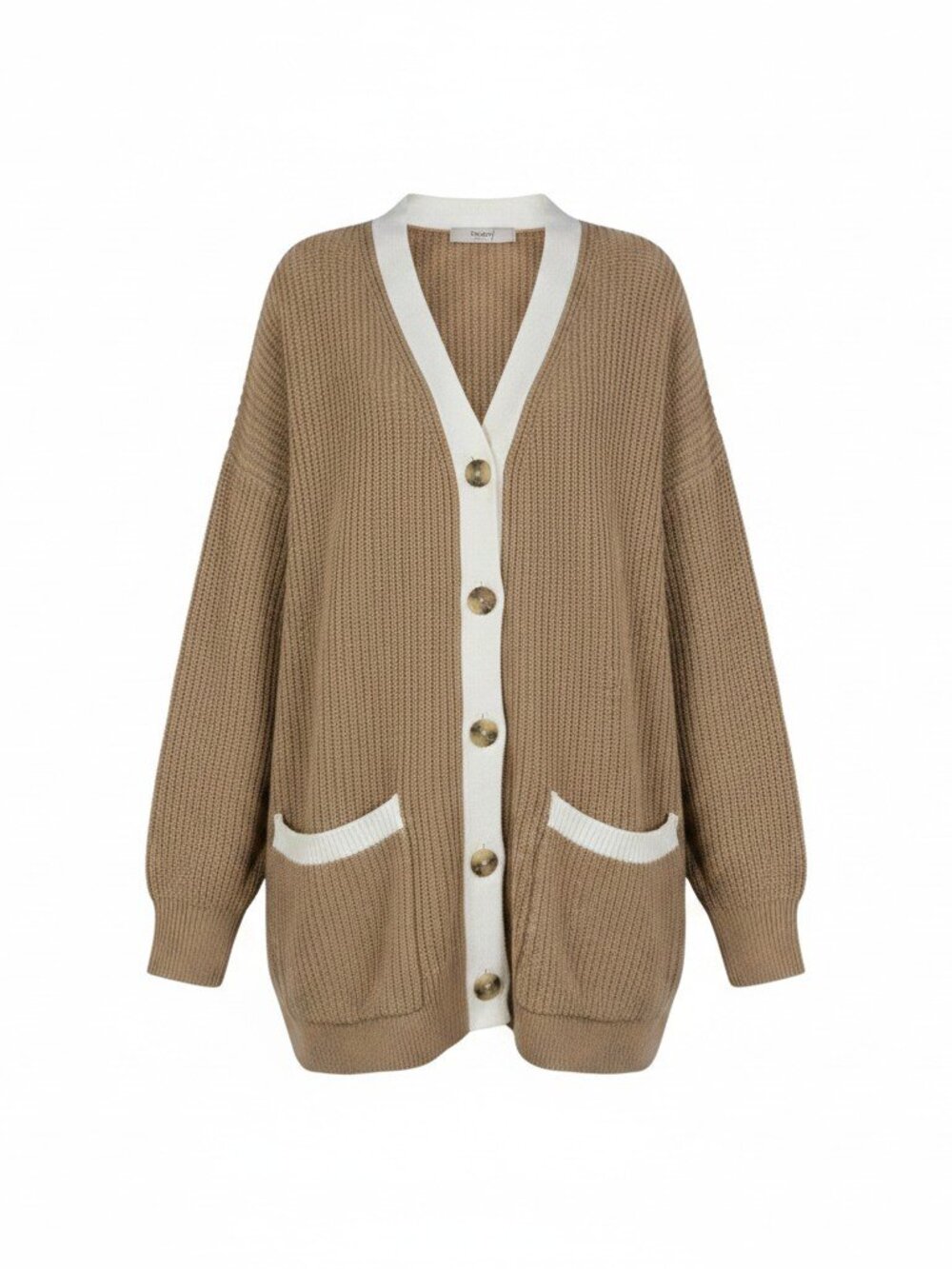 Loft Women's Tan Beige XL Cardigan Sweater Button Front Long Sleeve NWT